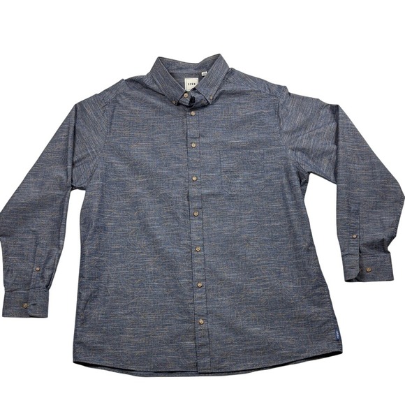 ROWM Other - ROWM Long Sleeve Button Down Shirt Mens Size XLT Blue 85% Cotton